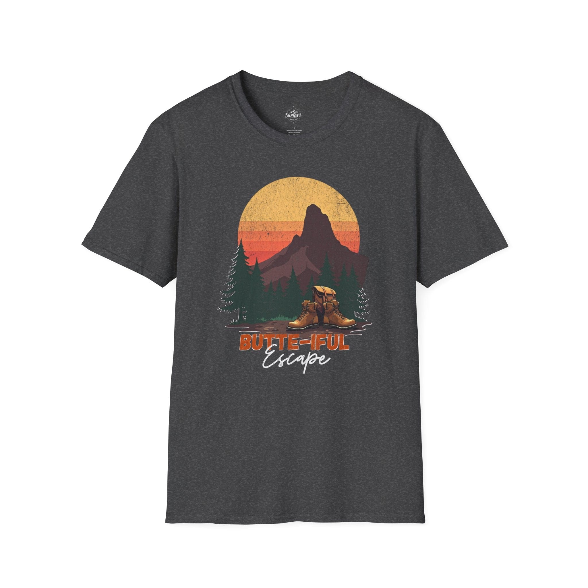 Printify T-Shirt Dark Heather / XS Butte-iful Escape