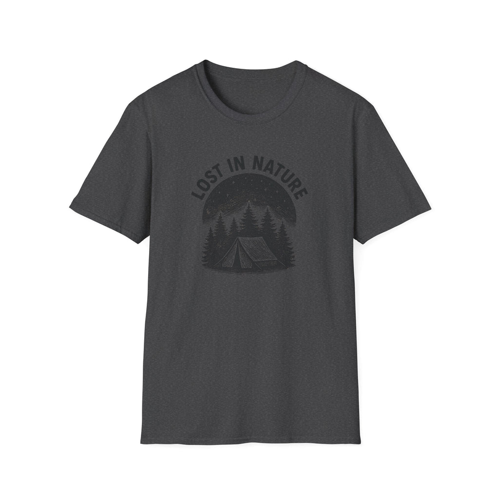 Printify T-Shirt Dark Heather / XS Camping in Nature T-Shirt