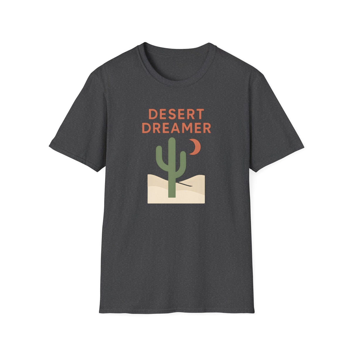 Printify T-Shirt Dark Heather / XS Desert Dreamer Illustration T-Shirt