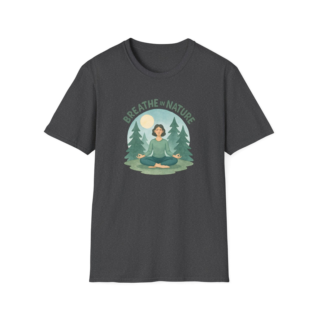 Printify T-Shirt Dark Heather / XS Meditation in Nature T-Shirt