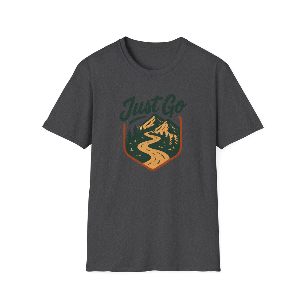 Printify T-Shirt Dark Heather / XS Mountain River Logo T-Shirt