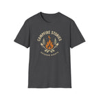 Printify T-Shirt Dark Heather / XS Outdoor Campfire Nights T-Shirt
