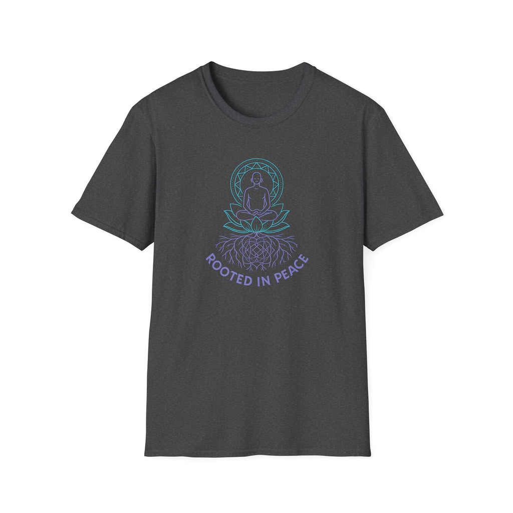 Printify T-Shirt Dark Heather / XS Rooted in Peace T-Shirt
