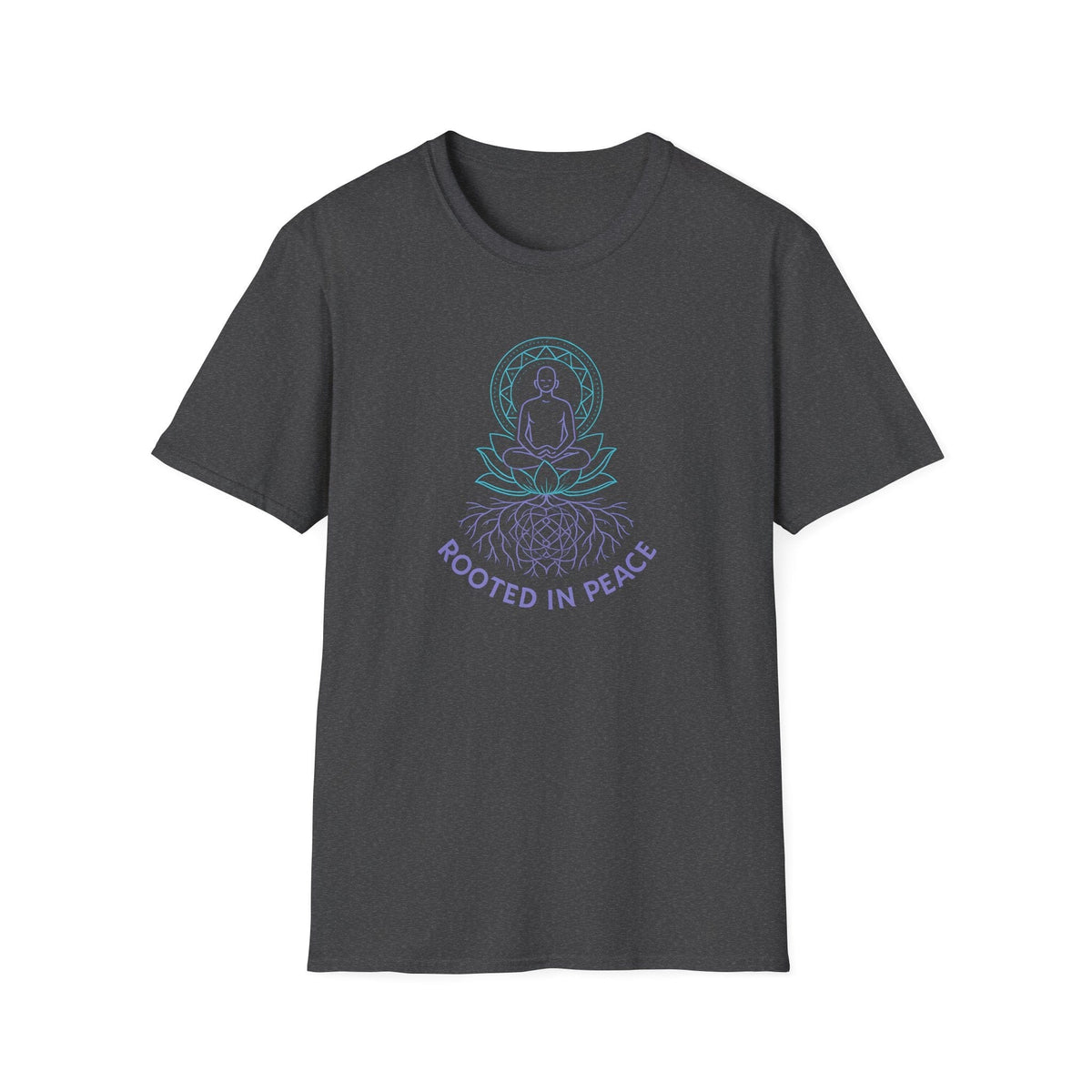 Printify T-Shirt Dark Heather / XS Rooted in Peace T-Shirt