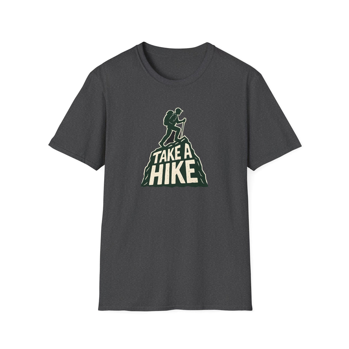 Printify T-Shirt Dark Heather / XS Take a Hike T-Shirt