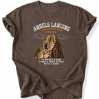 Printify T-Shirt Espresso / S 1 star - Angels Landing Panic Attack light shirts