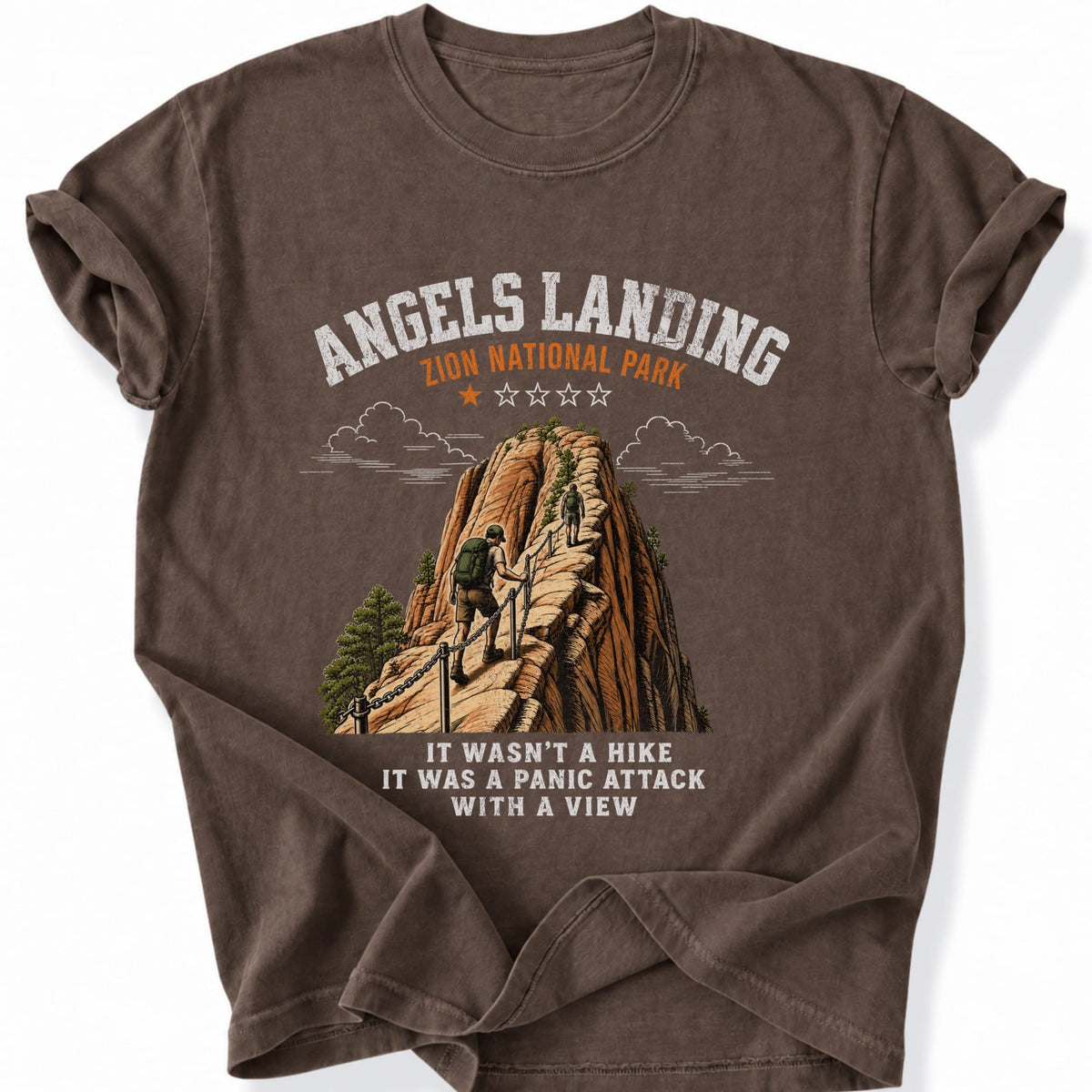 Printify T-Shirt Espresso / S Angels Landing T-Shirt