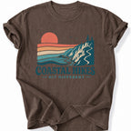 Printify T-Shirt Espresso / S Coastal Hikes T-Shirt