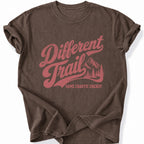 Printify T-Shirt Espresso / S Different Trails T-Shirt