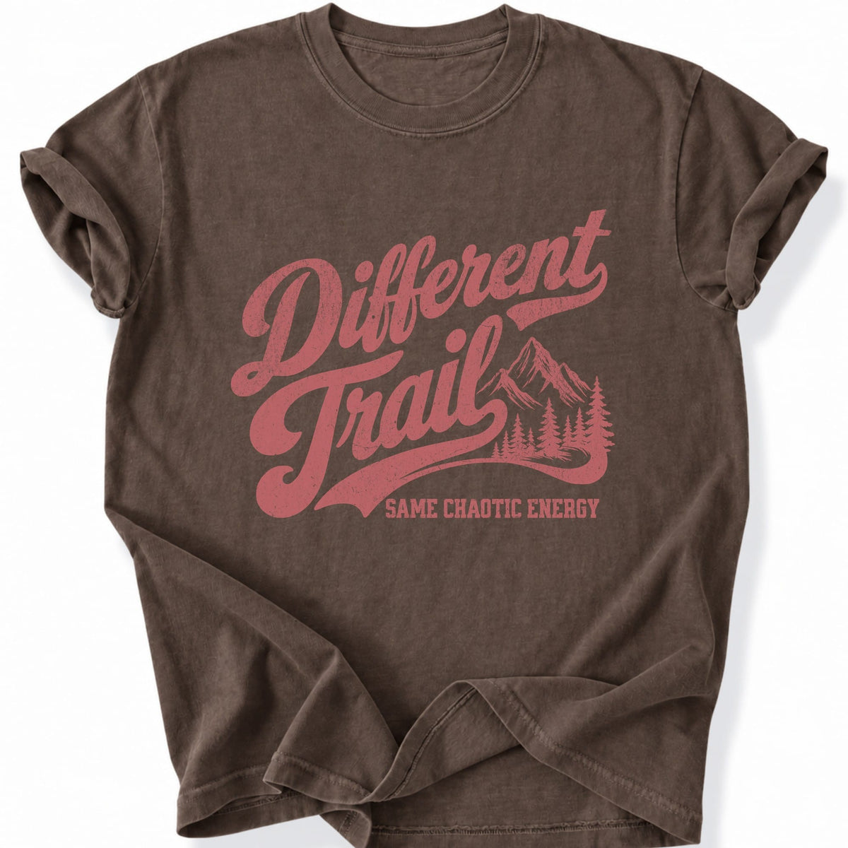 Printify T-Shirt Espresso / S Different Trails T-Shirt