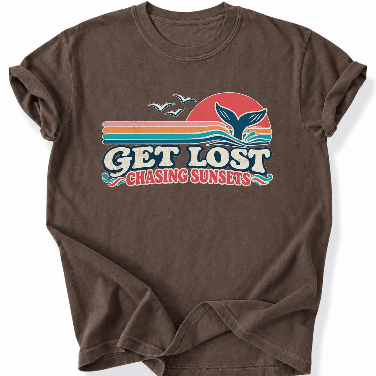 Printify T-Shirt Espresso / S Get Lost T-Shirt