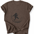 Printify T-Shirt Espresso / S Peaks Peckers Bigfoot - Frollicking Big Foot Dark
