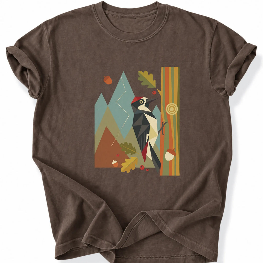 Printify T-Shirt Espresso / S Peaks Peckers Bigfoot - Mid-Century Pecker