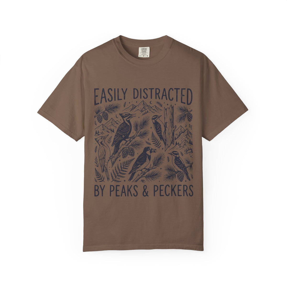 Printify T-Shirt Espresso / S Peaks Peckers Bigfoot - Peaks and Peckers