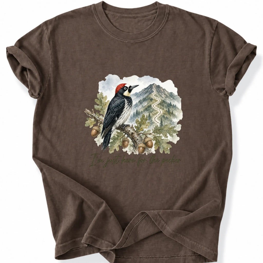 Printify T-Shirt Espresso / S Peaks Peckers Bigfoot - Pecker watercolor