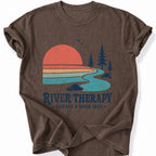 Printify T-Shirt Espresso / S River Therapy T-Shirt
