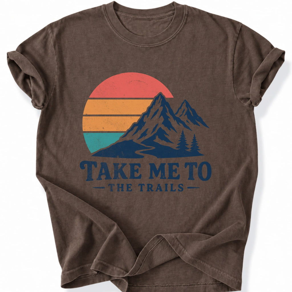 Printify T-Shirt Espresso / S Trails Call T-Shirt