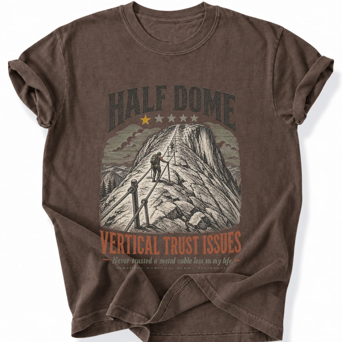 Printify T-Shirt Espresso / S Vertical Trust Issues T-Shirt