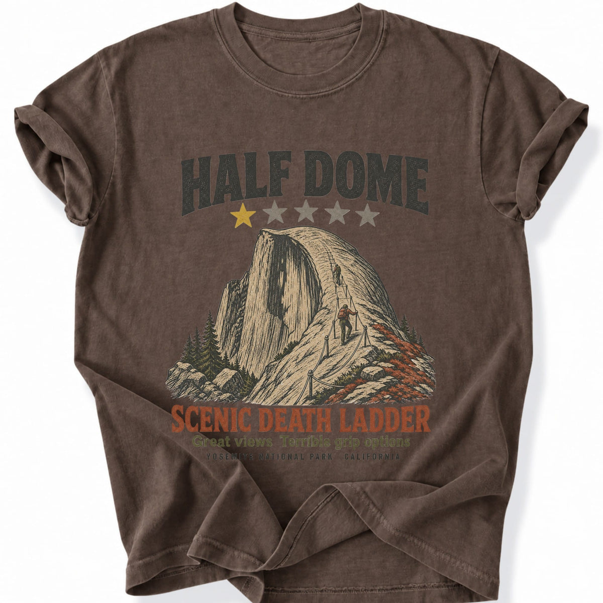Printify T-Shirt Espresso / S Yosemite's Dark Humor T-Shirt