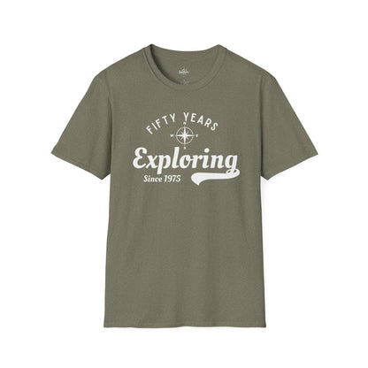 Printify T-Shirt Exploring Since 1975