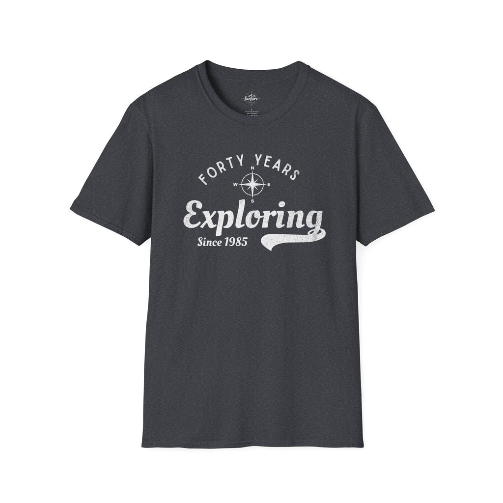 Printify T-Shirt Exploring Since 1985