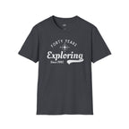 Printify T-Shirt Exploring Since 1985