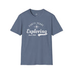 Printify T-Shirt Exploring Since 1985
