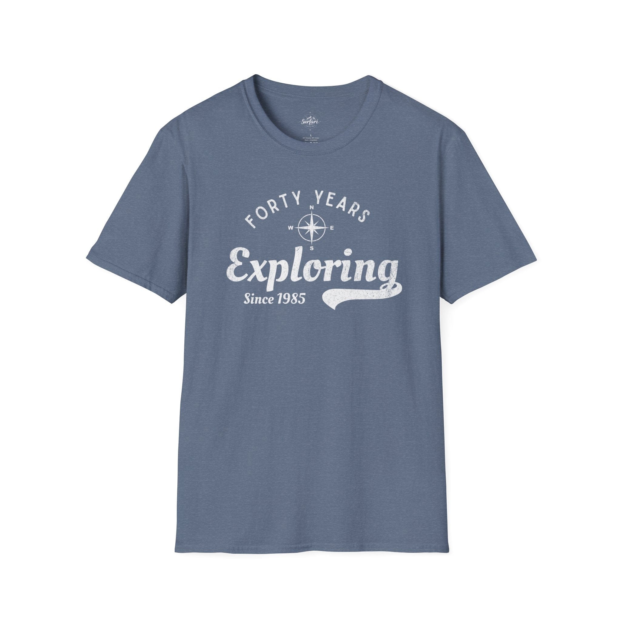 Printify T-Shirt Exploring Since 1985