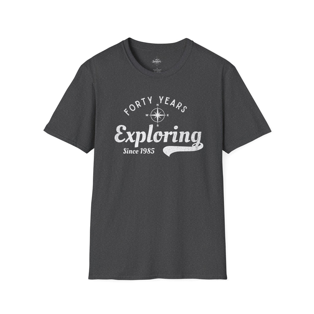 Printify T-Shirt Exploring Since 1985