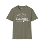 Printify T-Shirt Exploring Since 1985