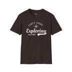 Printify T-Shirt Exploring Since 1985