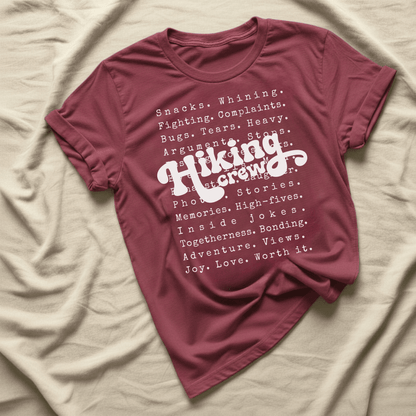 Printify T-Shirt Family Hiking Crew