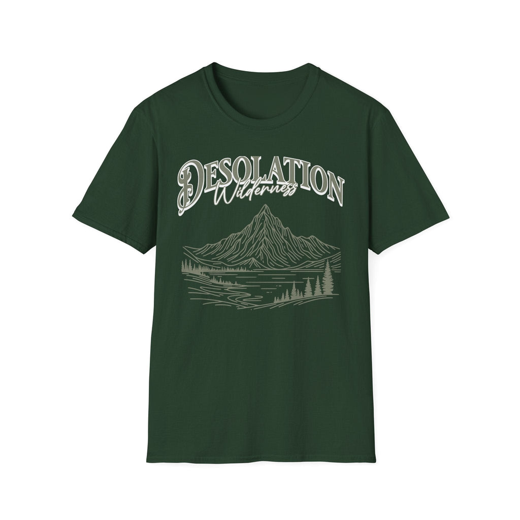 Printify T-Shirt Forest Green / S Desolation Wilderness