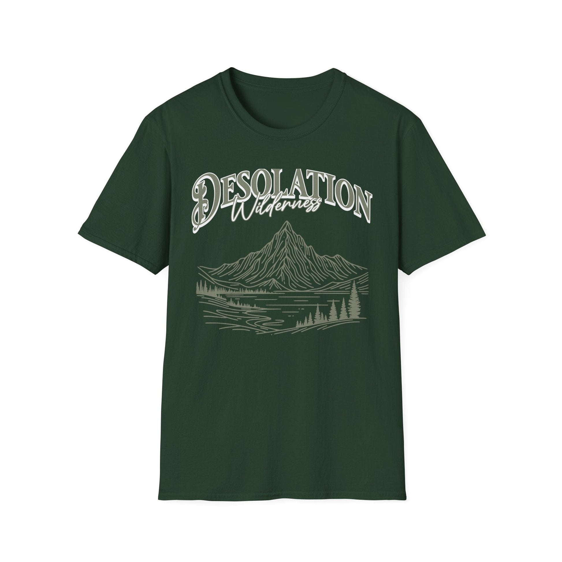 Printify T-Shirt Forest Green / S Desolation Wilderness