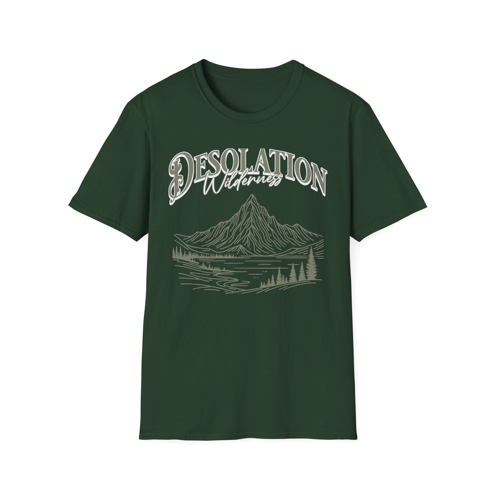 Printify T-Shirt Forest Green / S Desolation Wilderness