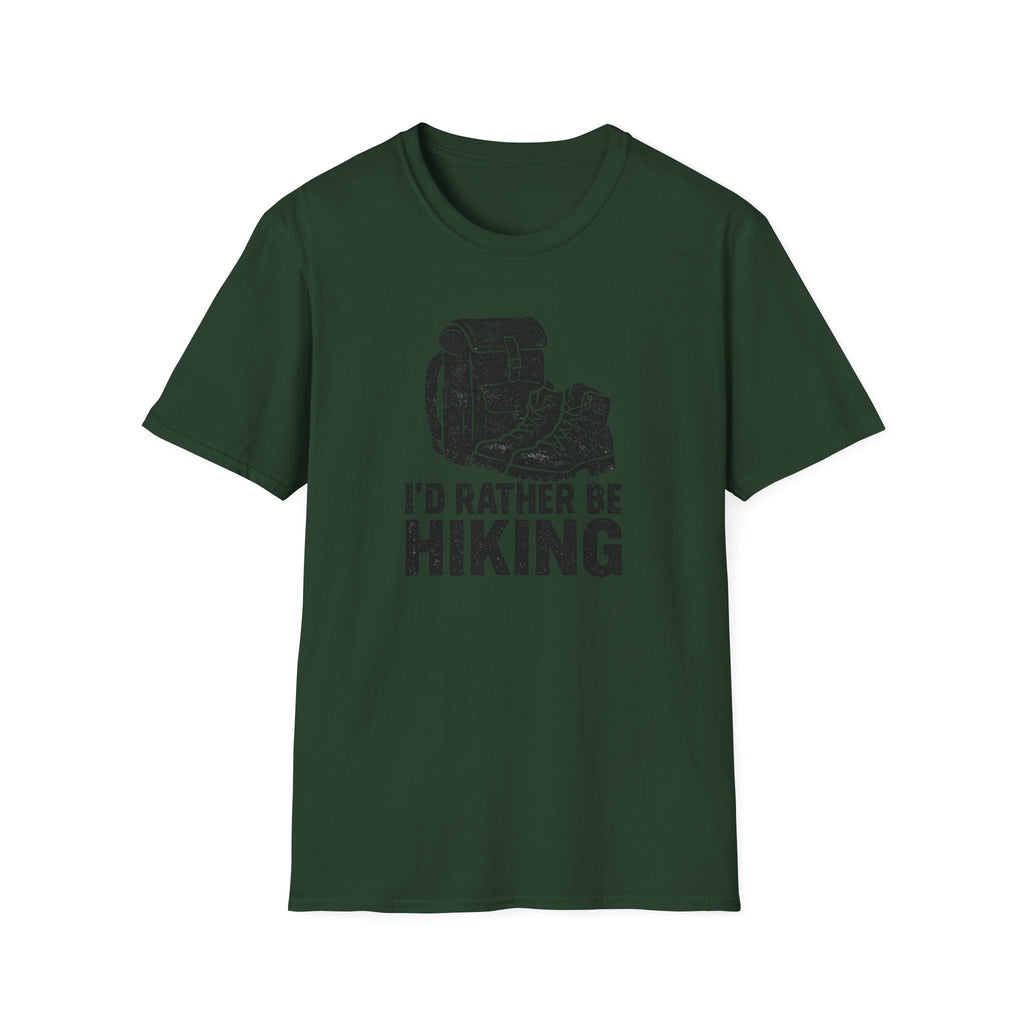 Printify T-Shirt Forest Green / S Glittery Backpack Silhouette T-Shirt