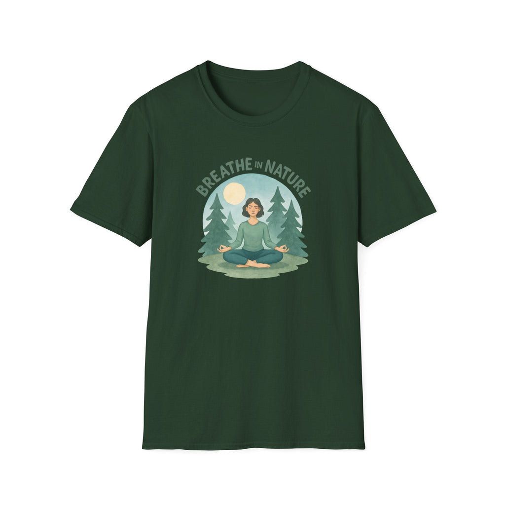 Printify T-Shirt Forest Green / S Meditation in Nature T-Shirt