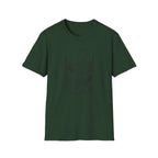 Printify T-Shirt Forest Green / S Moonlit Mountain Landscape T-Shirt