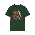 Printify T-Shirt Forest Green / S Ride the Waves T-Shirt
