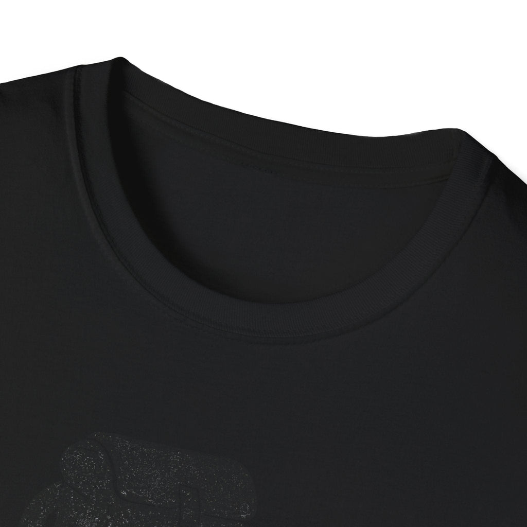 Printify T-Shirt Glittery Backpack Silhouette T-Shirt