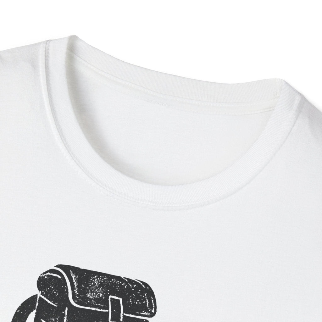 Printify T-Shirt Glittery Backpack Silhouette T-Shirt