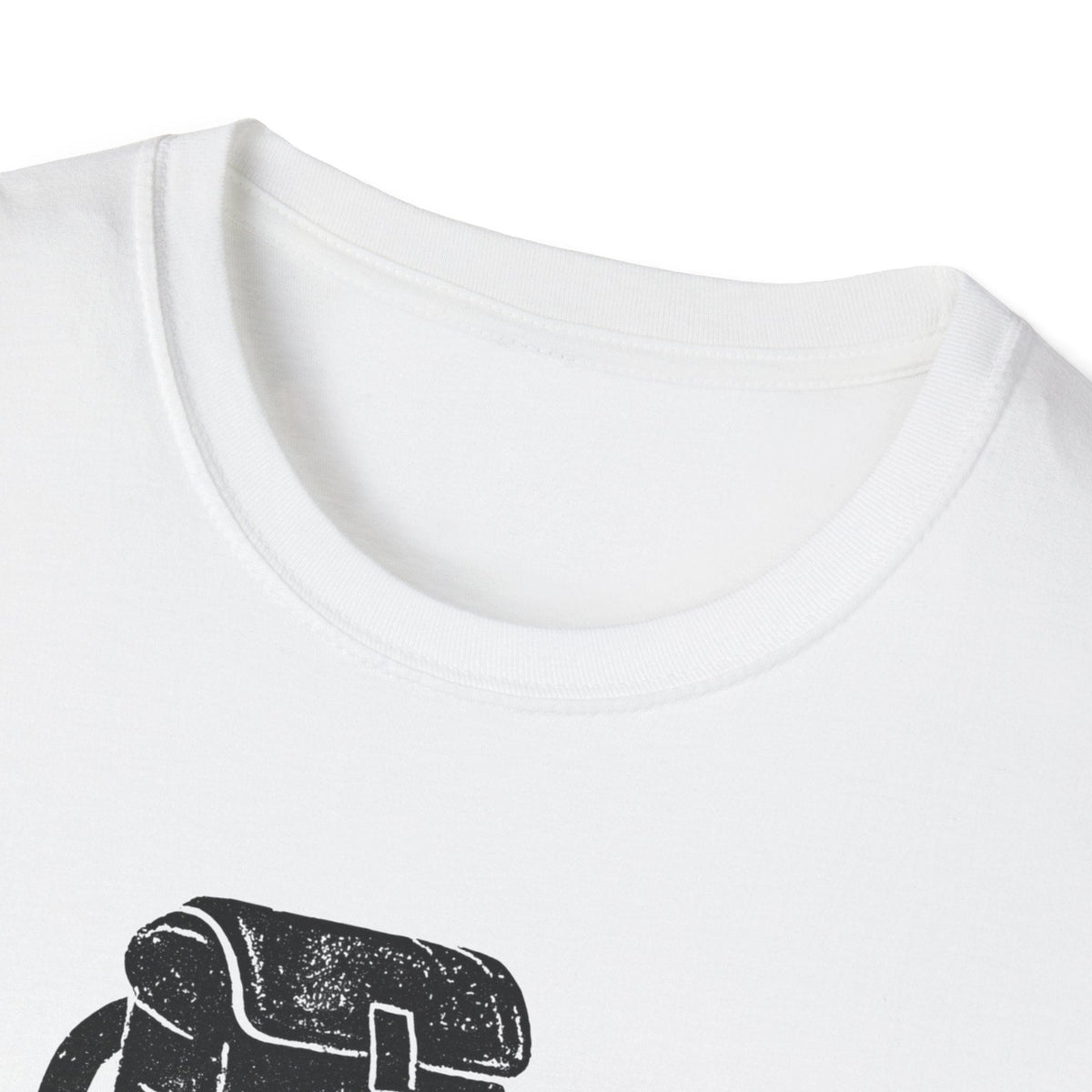 Printify T-Shirt Glittery Backpack Silhouette T-Shirt