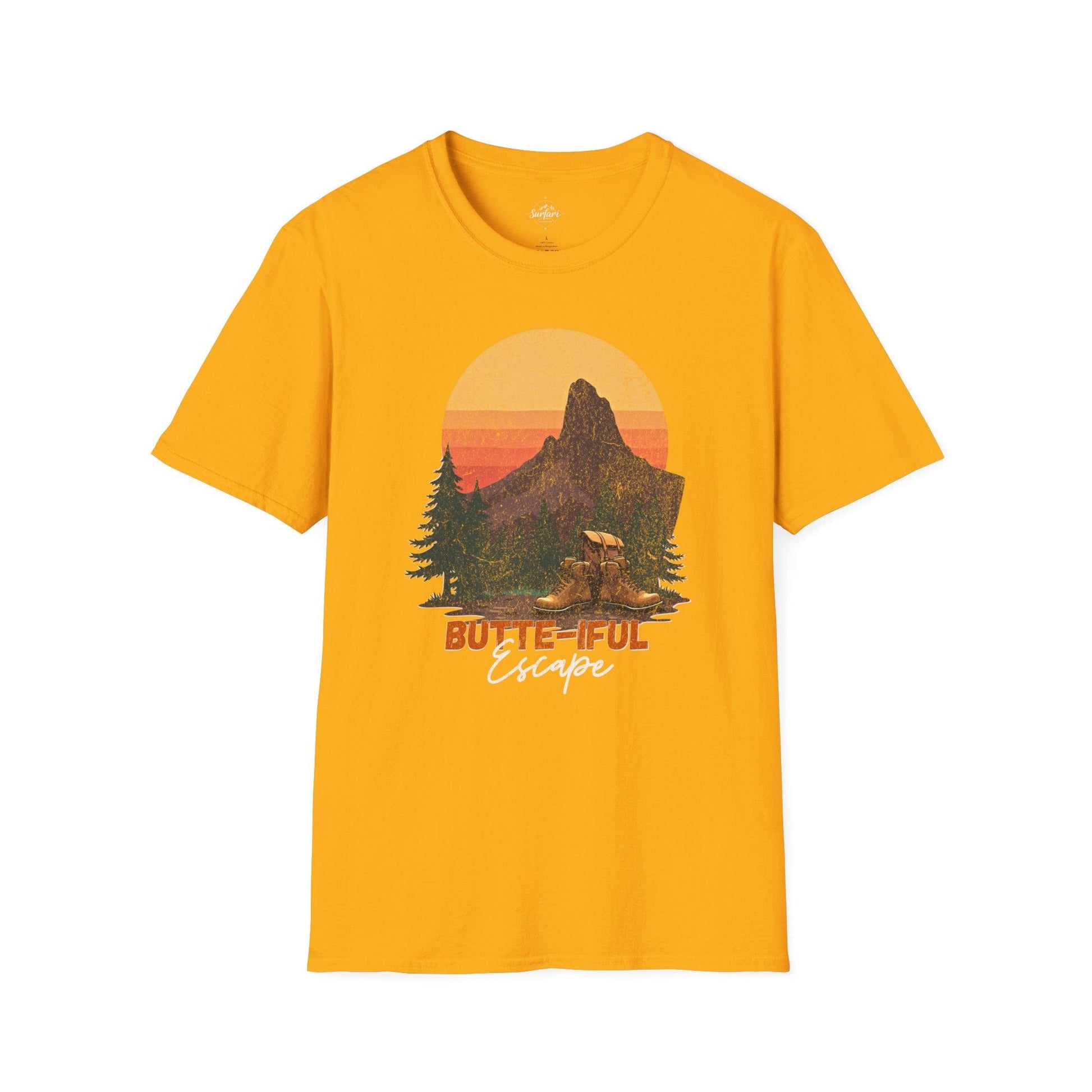 Printify T-Shirt Gold / S Butte-iful Escape