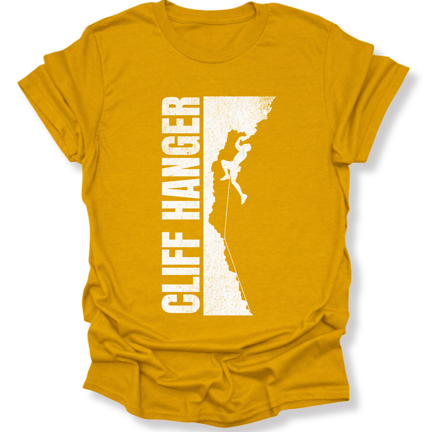 Printify T-Shirt Gold / S Cliff Hanger