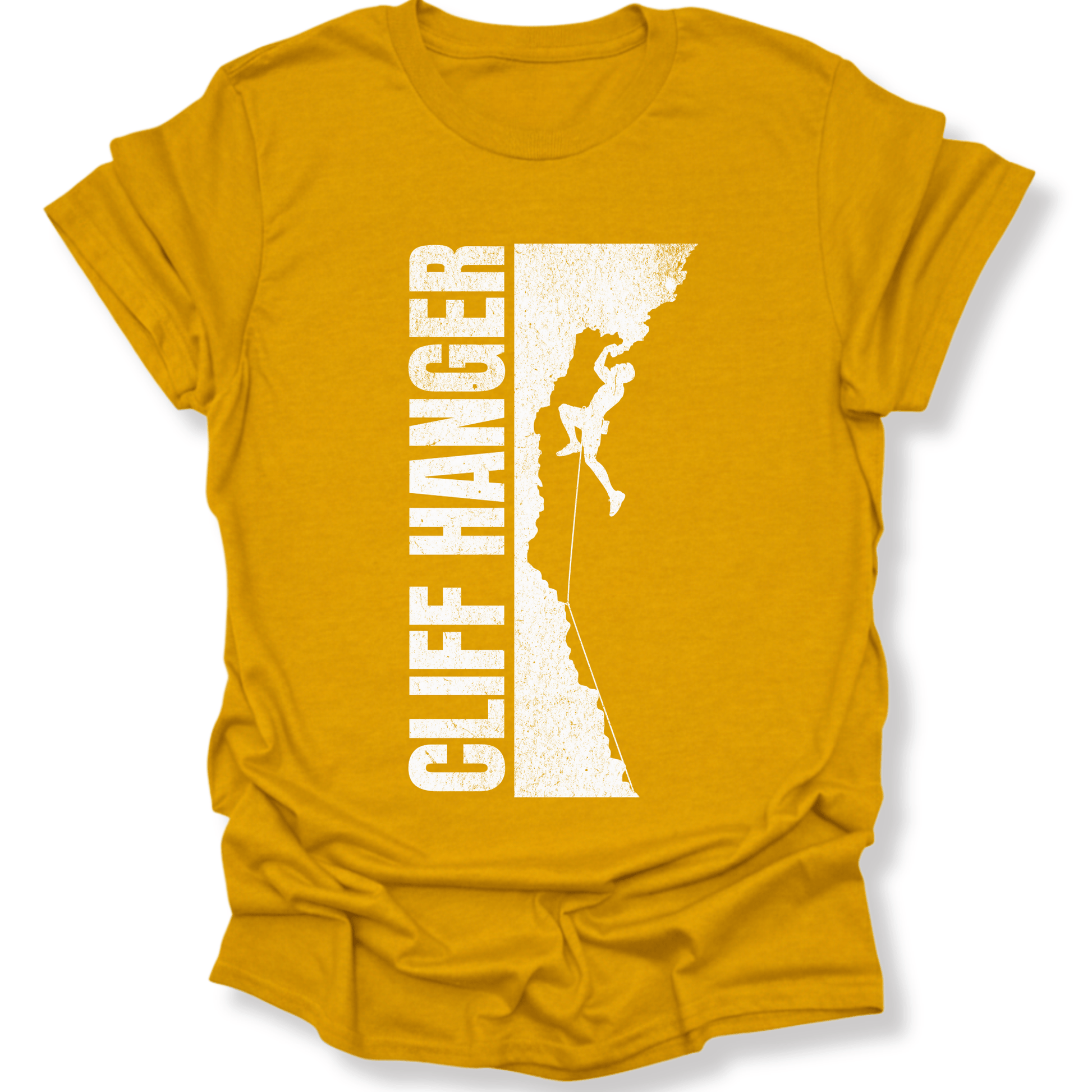 Printify T-Shirt Gold / S Cliff Hanger