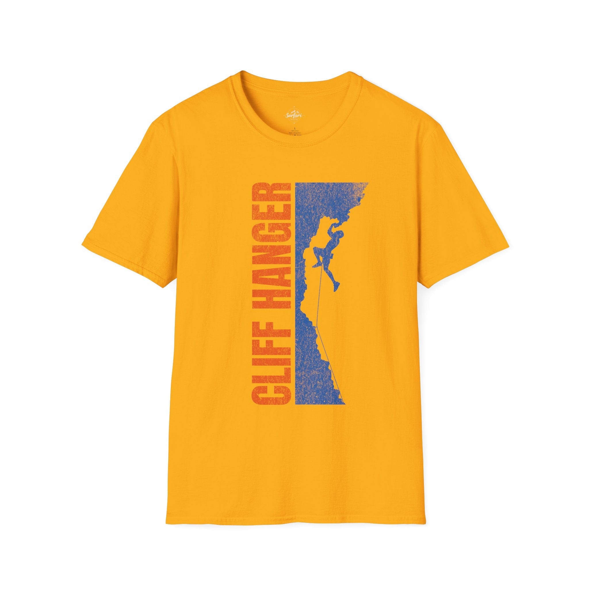 Printify T-Shirt Gold / S Cliff Hanger