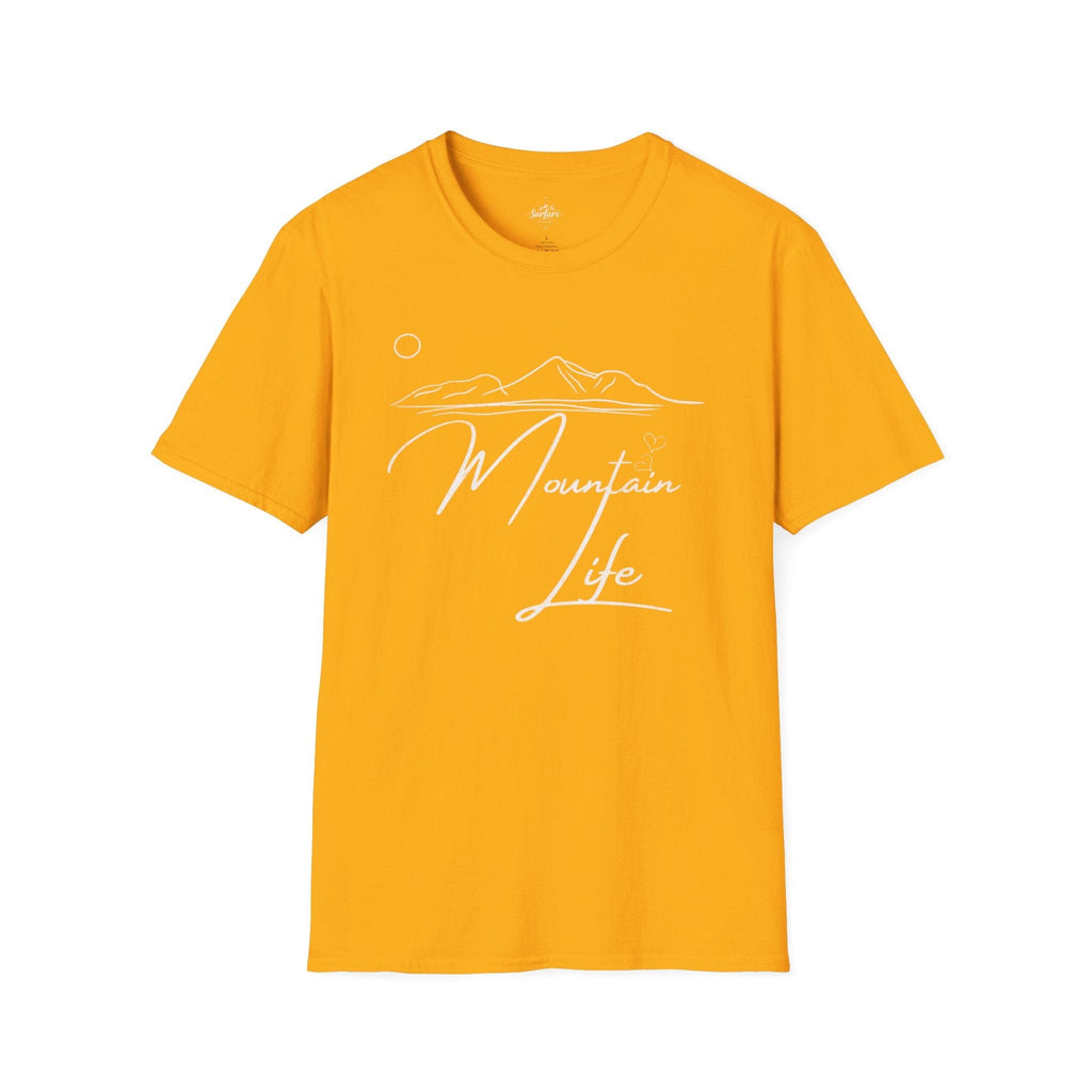 Printify T-Shirt Gold / S Mountain Life