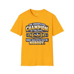 Printify T-Shirt Gold / S Trump Hikes - Hiking Champion
