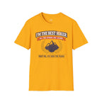 Printify T-Shirt Gold / S Trump Hikes - I'm The Best Hiker