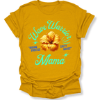 Printify T-Shirt Gold / S Wave Warrior Mama